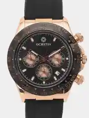 Черный мужские наручные часы Ochstin 6103A с хронографом в подарочной упаковке