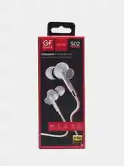 Белый наушники проводные с микрофоном GFPower S02