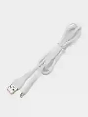 Белый кабель USB на Type-C "GFPower 07T", 1 метр, 2.4A, силикон, Android