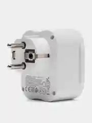 Белый многофункциональное сетевое зарядное устройство, розетка Hoco NS3: Type-C PD 20W, 2 USB 18W