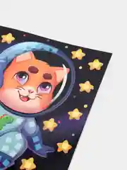 Набор для детского творчества. Мягкая мозаика из ЭВА (большой набор) "Космонавты". Lori