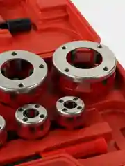 Клуппы трубные c трещ. набор 3/8"-1/2"-3/4"-1"-1 1/4"-1 1/2"-2" в пласт. кейсе