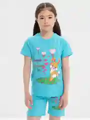 Голубой комплект для девочек