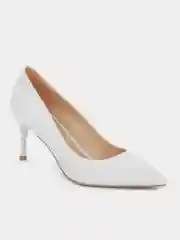 Белый туфли на каблуке женские BETSY
