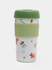 Зеленый термокружка Xiaomi Kiss Kiss Fish Rainbow Cartoon, 490 ml