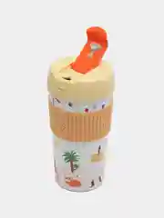 Оранжевый термокружка Xiaomi Kiss Kiss Fish Rainbow Cartoon, 490 ml