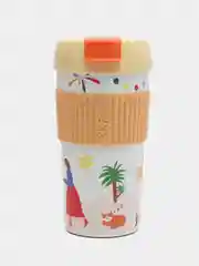 Оранжевый термокружка Xiaomi Kiss Kiss Fish Rainbow Cartoon, 490 ml