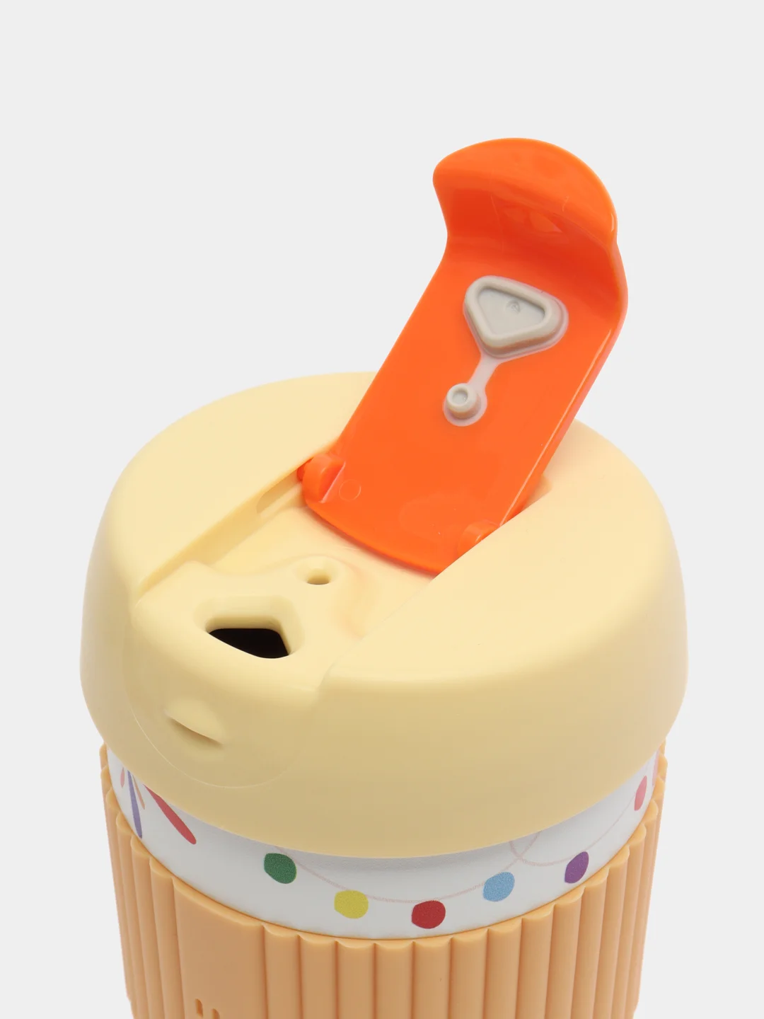 Оранжевый термокружка Xiaomi Kiss Kiss Fish Rainbow Cartoon, 490 ml