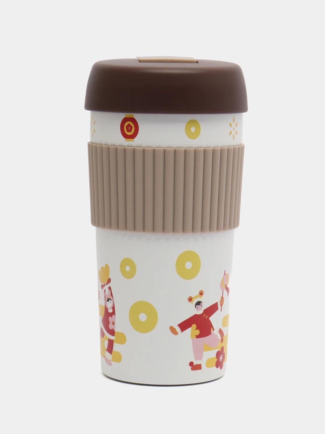 Зеленый термокружка Xiaomi Kiss Kiss Fish Rainbow Cartoon, 490 ml