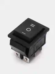 Черный кнопка-переключатель 3 положения 250V, 16A