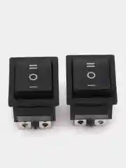 Черный кнопка-переключатель 3 положения 250V, 16A