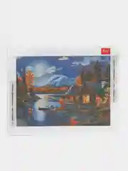 Алмазная мозаика картина вышивка из страз 30*40 см, "Вечер в горах", 662409