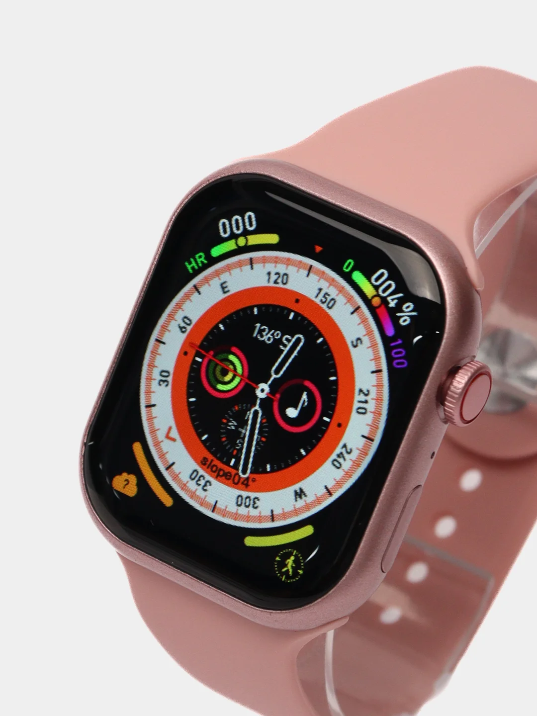 Розовый умные смарт часы Smart watch A8 Pro Max