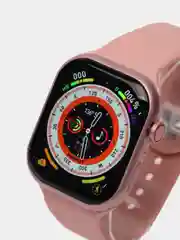 Розовый умные смарт часы Smart watch A8 Pro Max