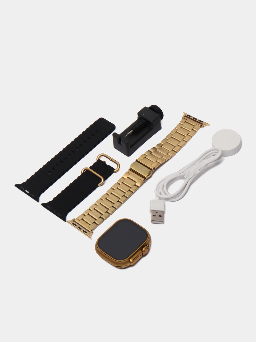 Золотой умные наручные смарт-часы Smart Watch XBO X8 Ultra