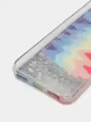 Разноцветный чехол силиконовый жидкий с блестками Huawei Honor 10X Lite 8C 8A Y6 2019