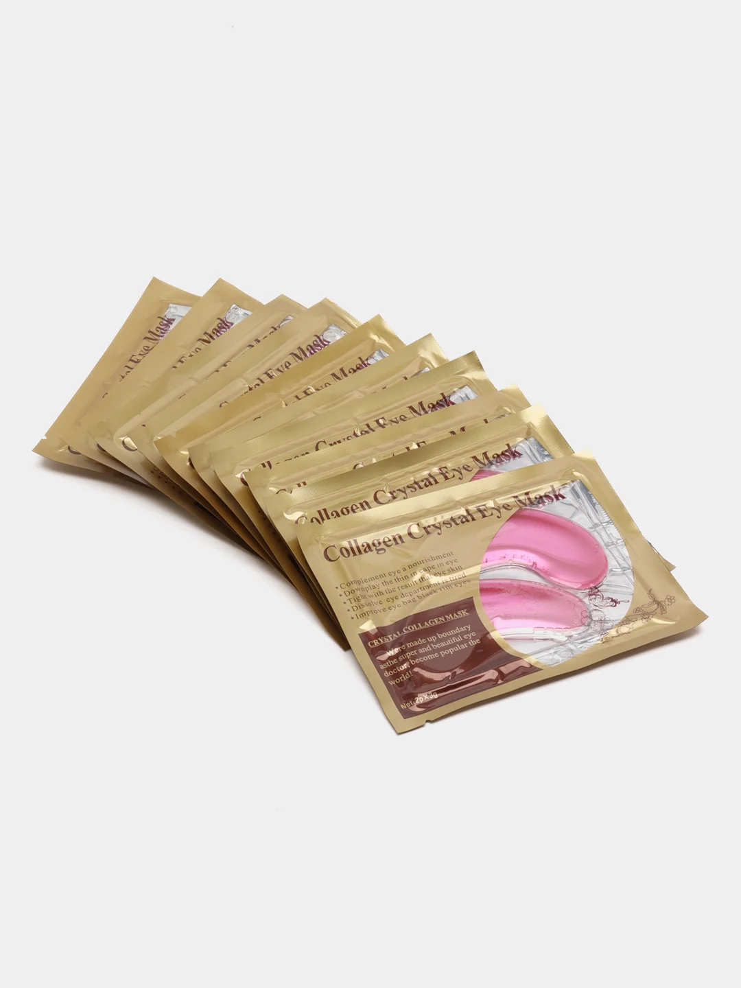 Розовый патчи коллагеновые для глаз Collagen Crystal Eye Mask, 3 вида