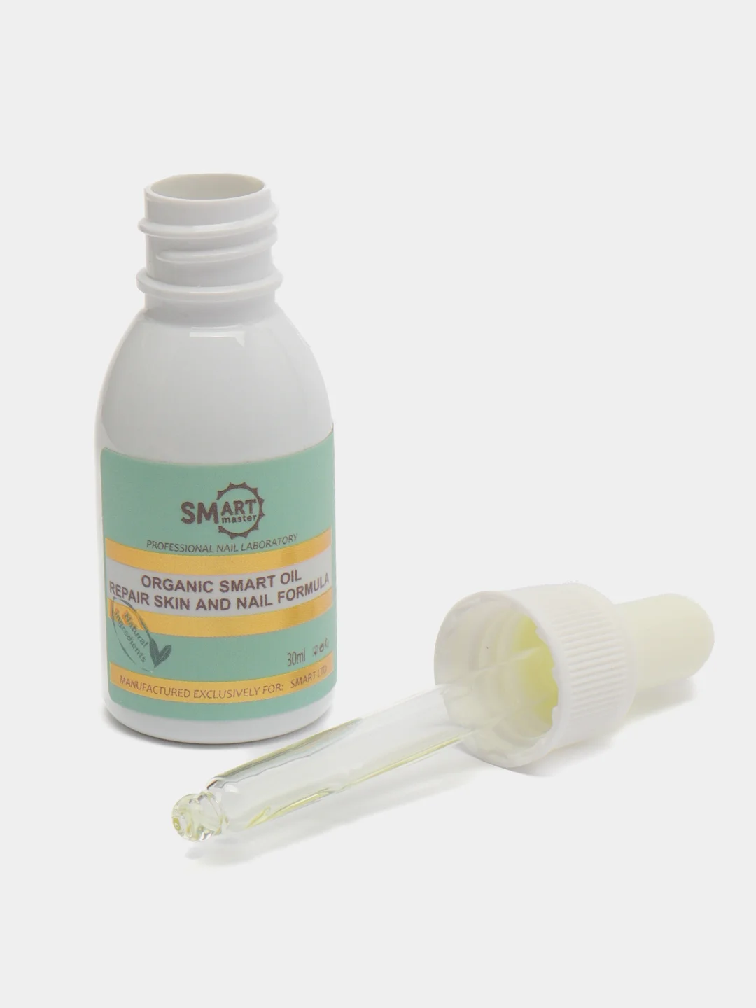 Organic smart oil, 30 мл, масло смарт, масло монарды для ногтей