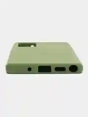 Золотистый хаки чехол Silicone Case Samsung Note 20
