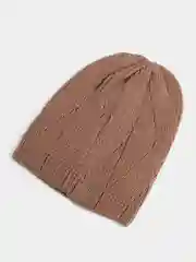 Бежевый меланж шапка / шапка демисезонная