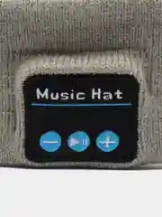 Серый спортивная повязка с Bluetooth (блютуз) наушниками на голову, фитнес повязка, маска для сна