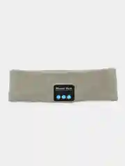 Серый спортивная повязка с Bluetooth (блютуз) наушниками на голову, фитнес повязка, маска для сна