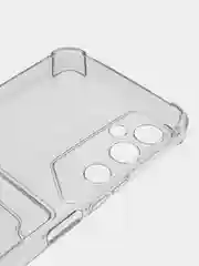 Прозрачный силиконовый чехол для Tecno POVA Neo 2 (Техно Пова Нео 2), прозрачный с карманом для карт