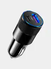 Автомобильное зарядное устройство Type-C, USB, 3.1 А, в прикуриватель, с быстрой зарядкой
