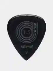 Медиаторы для гитары DAW MAN Picks Shredline Pointed, черные, 1.5 мм, 2 мм, 3 мм