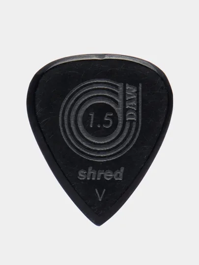 Медиаторы для гитары DAW MAN Picks Shredline Pointed, черные, 1.5 мм, 2 мм, 3 мм
