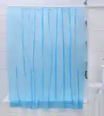 Синий bizer Шторка для ванны, 180*200 см, PEVA, с 3D эффектом