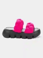 Розовый сабо на платформе женские летние BETSY