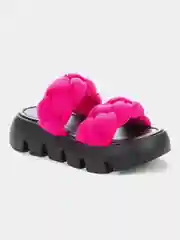 Розовый сабо на платформе женские летние BETSY