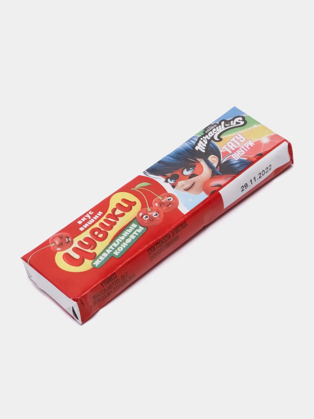 Жевательная конфета Чувики "Леди Баг", 25 гр