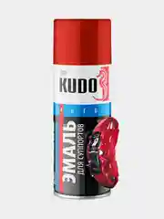Желтый эмаль для суппортов KUDO, глянцевая, термостойкая 520 мл