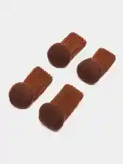 Коричневый носки-накладки на ножки стула защитные