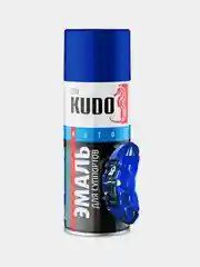 Синий эмаль для суппортов KUDO, глянцевая, термостойкая 520 мл