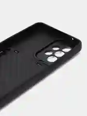 Пурпурный чехол Samsung Galaxy A53, силиконовый с карманом для карты, Самсунг Галакси А53