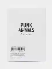 Аметистовый блокнот Landuo Punk Animals, А6, в клетку, 24 листа, 105 х 142 мм