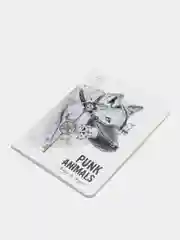 Аметистовый блокнот Landuo Punk Animals, А6, в клетку, 24 листа, 105 х 142 мм