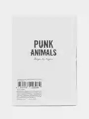 Алый блокнот Landuo Punk Animals, А6, в клетку, 24 листа, 105 х 142 мм