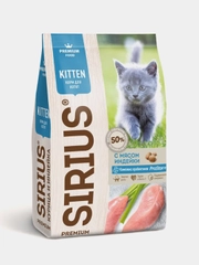 Корм сухой для котят, Индейка SIRIUS, 1,5 кг