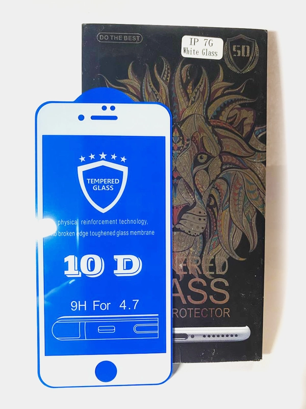 Защитное стекло GLASS 10D Лев, для iPhone 7 Plus/8 Plus