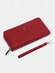 Багровый кошелёк женский