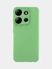 Зеленый чехол BROSCORP для Tecno Pop 7/7 Pro/Spark Go 2023, матовый, силиконовый, тонкий