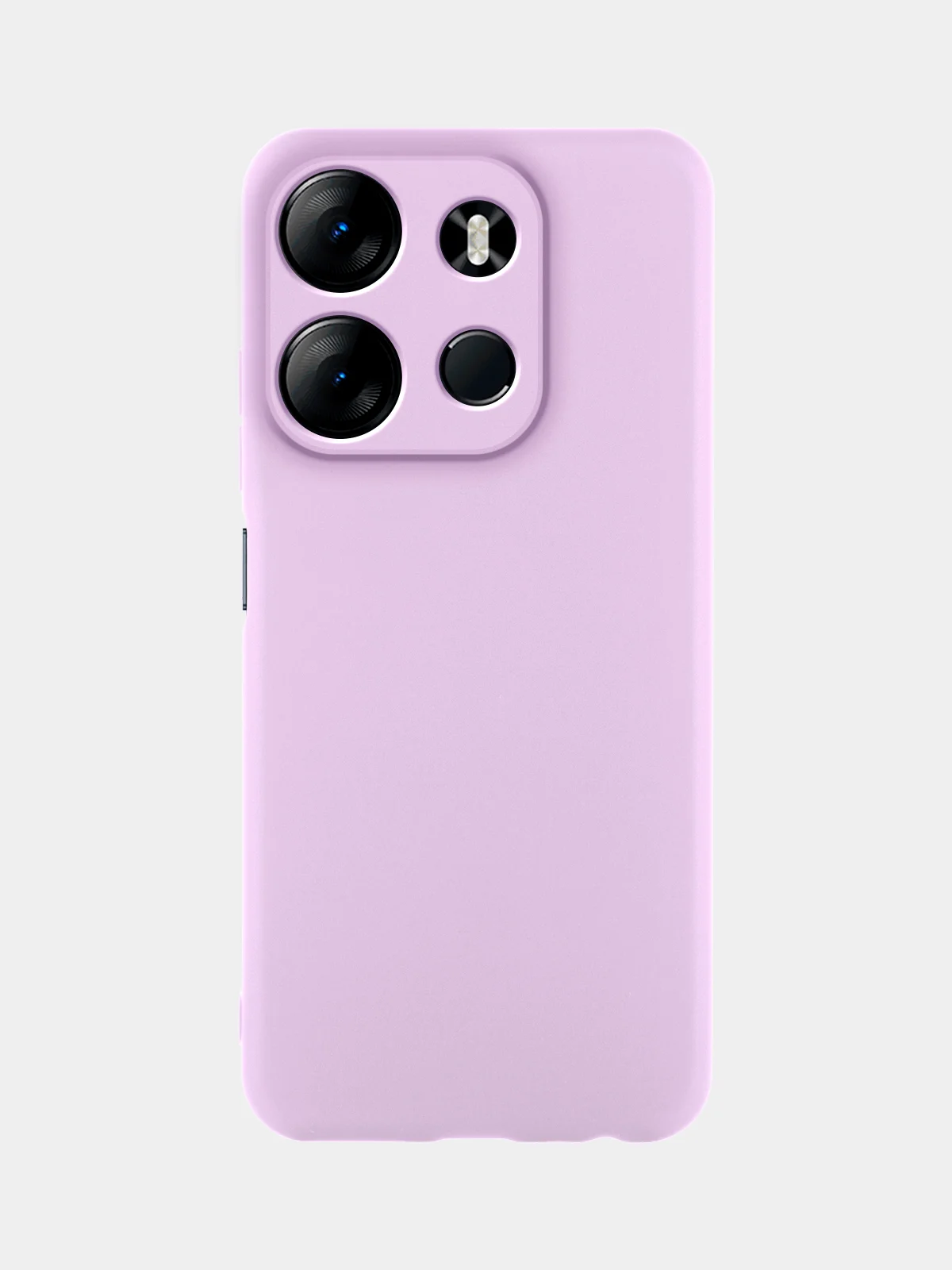 Фиолетовый чехол BROSCORP для Tecno Pop 7/7 Pro/Spark Go 2023, матовый, силиконовый, тонкий