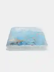 Светло-синий силиконовый чехол на Realme 9/9 Pro Plus / Реалми 9/9 Про Плюс с рисунком, защита камеры
