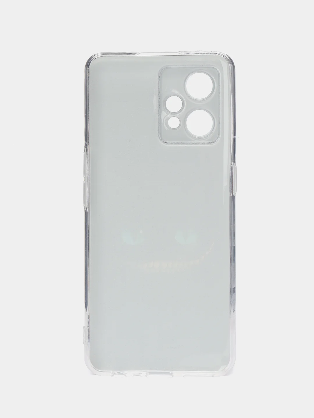 Черный силиконовый чехол на Realme 9/9 Pro Plus / Реалми 9/9 Про Плюс с рисунком, защита камеры
