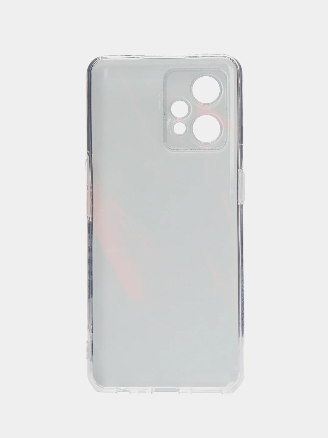 Красный силиконовый чехол на Realme 9/9 Pro Plus / Реалми 9/9 Про Плюс с рисунком, защита камеры