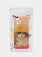 Желтый силиконовый чехол на Realme 9/9 Pro Plus / Реалми 9/9 Про Плюс с рисунком, защита камеры